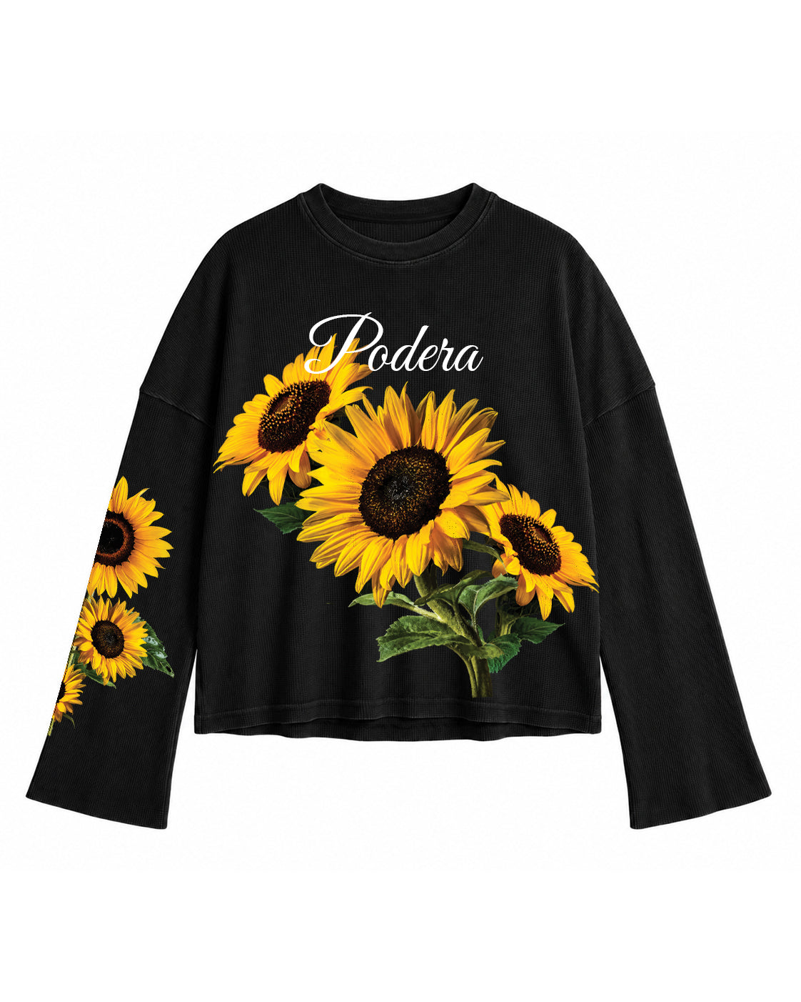 Sunflower Harmony Oversized Tee