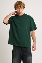Oversized solid Bottle Green
