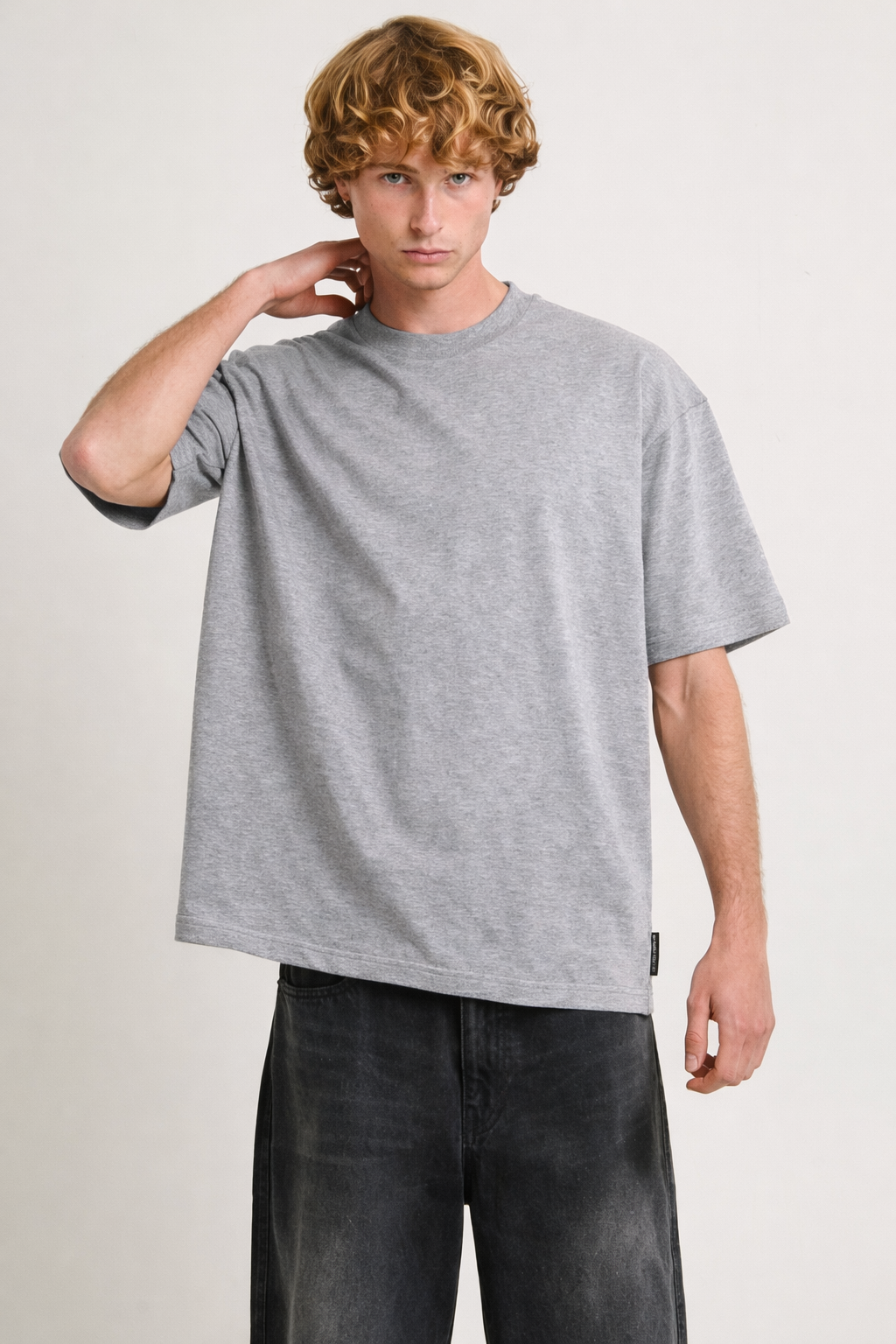 Oversized solid Grey